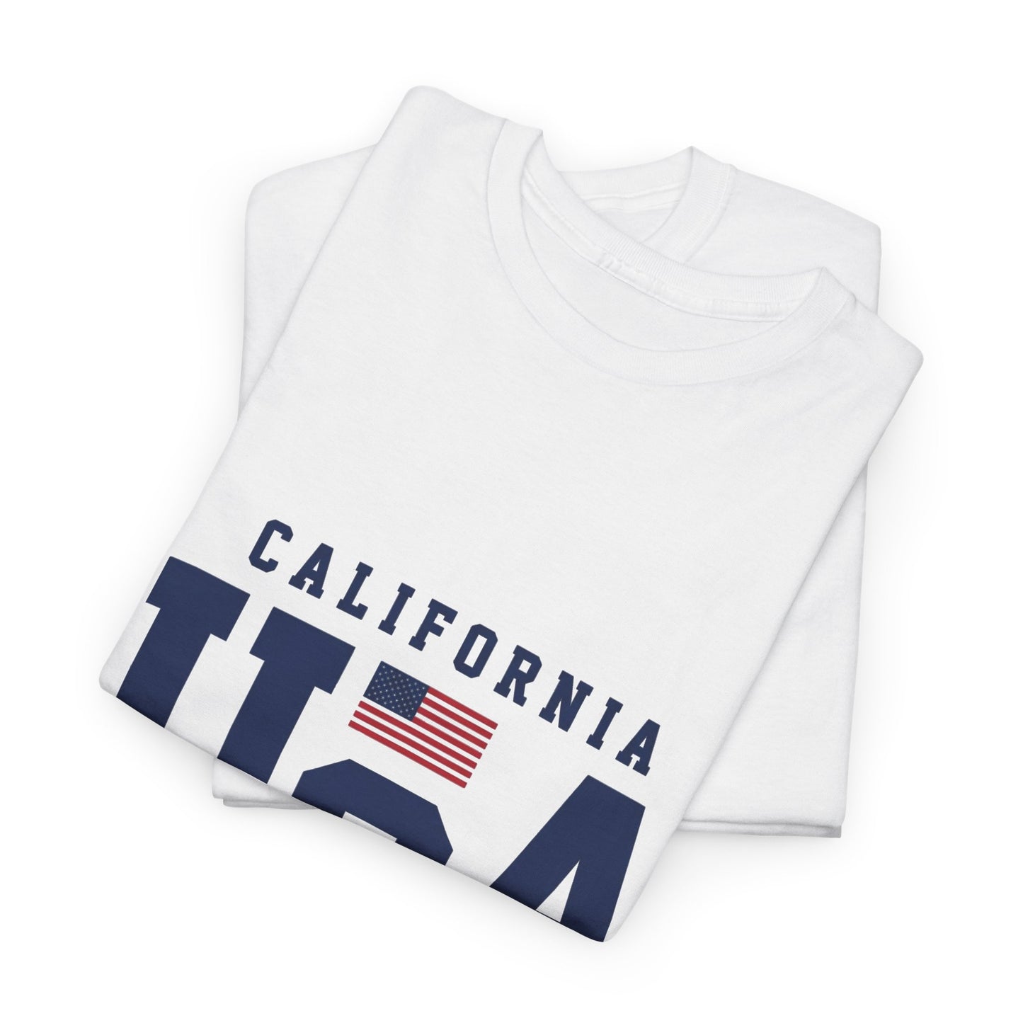 California USA Graphic Tee — Patriotic American Flag T‑Shirt