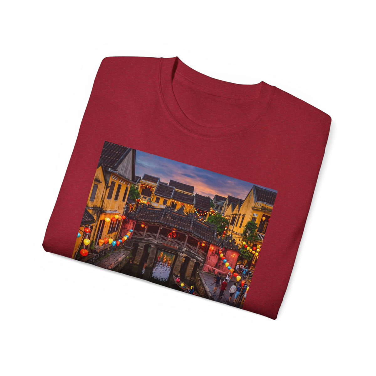 Hoi An Vietnam Travel T-Shirt — Ancient Town Night Scene Tee