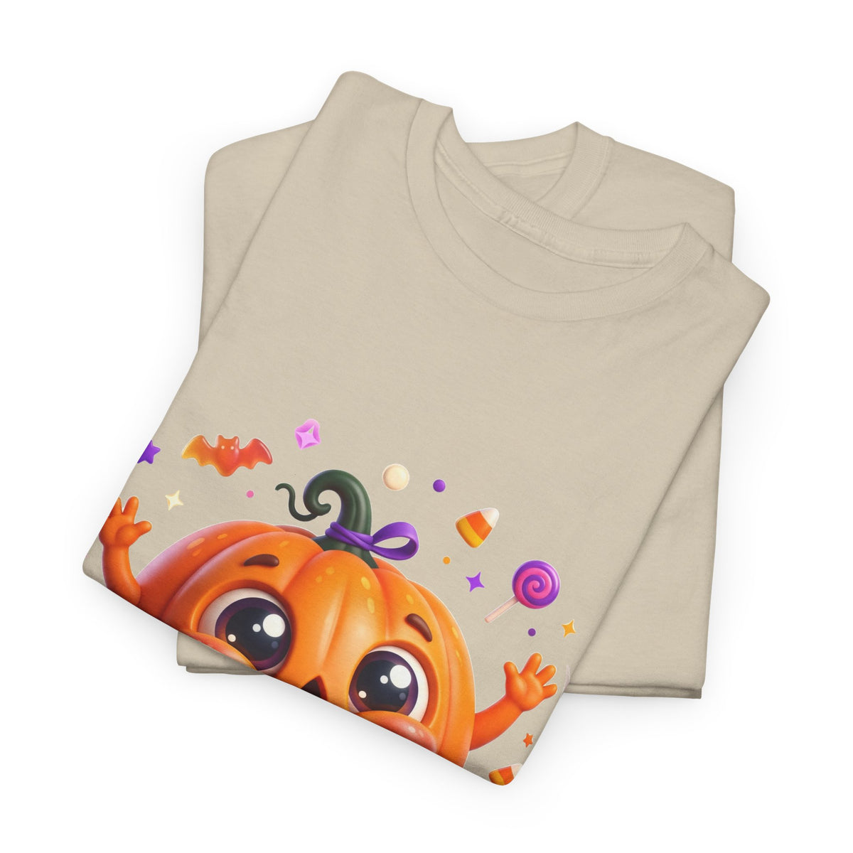 Halloween Pumpkin T‑Shirt — Happy Jack-O'-Lantern Candy Graphic Tee