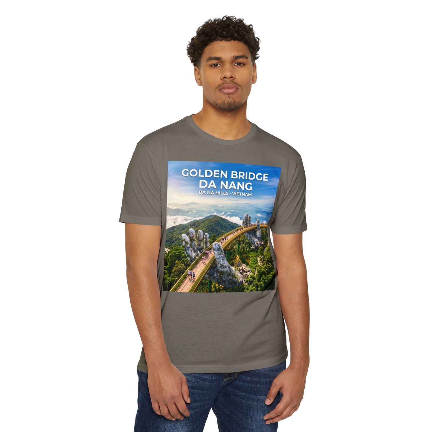 Golden Bridge Da Nang T-Shirt — Vietnam Travel Souvenir Tee