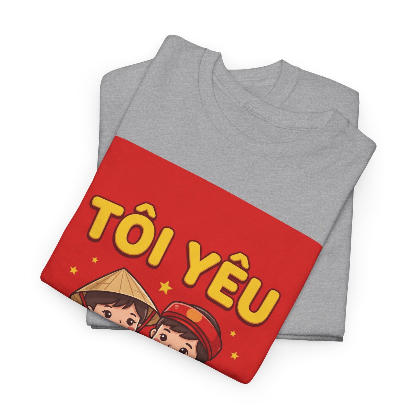 T-Shirt - "Tôi Yêu Việt Nam" Cute Couple Vietnam Pride Tee