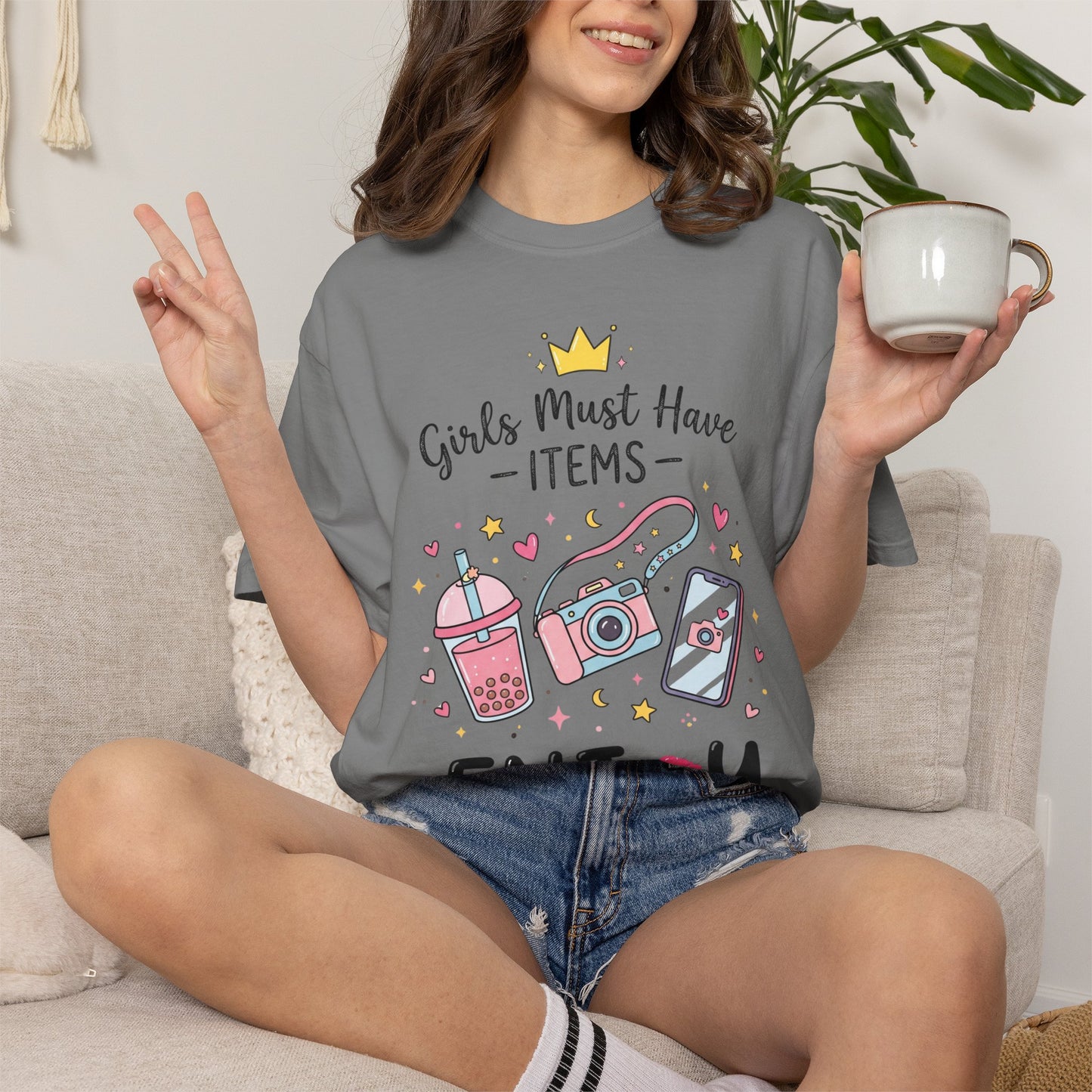 Girls Must Have Items "Enjoy" Graphic T-Shirt