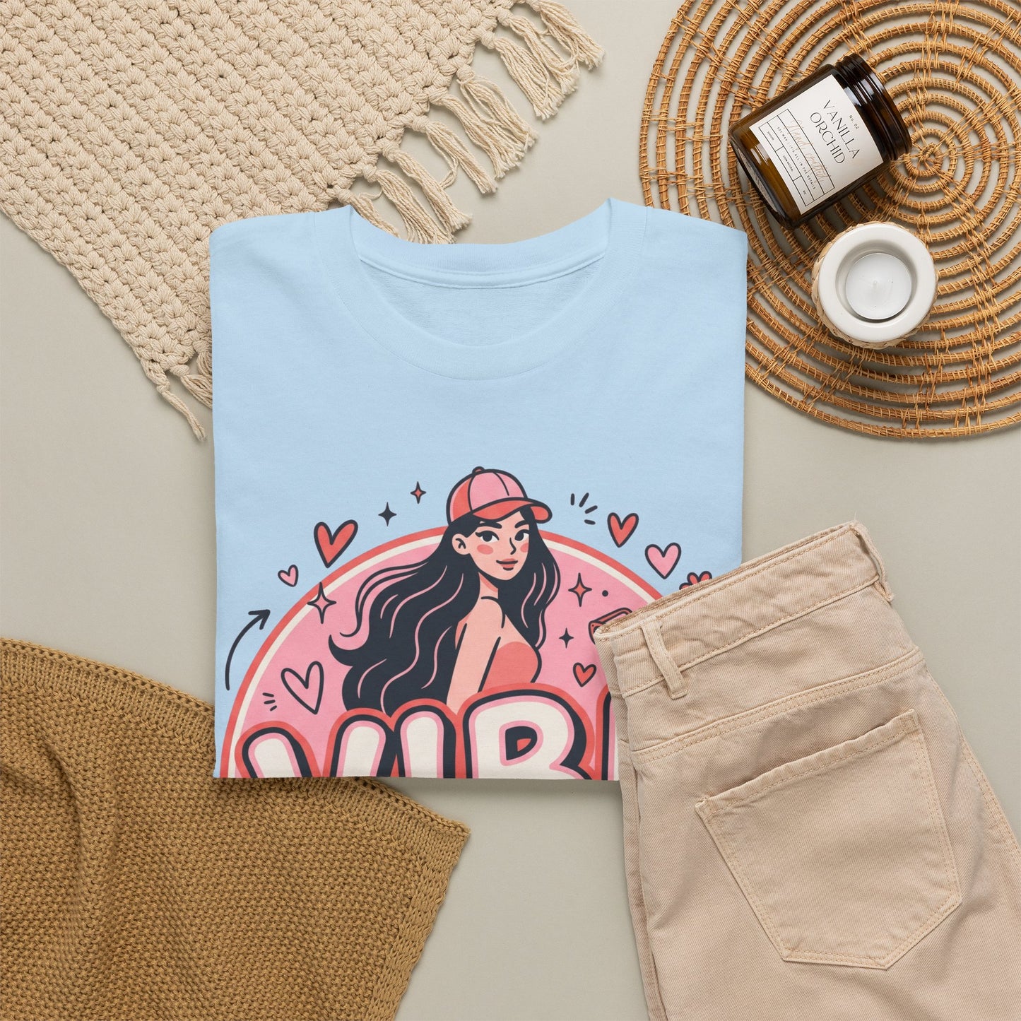 Vibe Girl Graphic Tee — “VIBE: Do What Feels Right” Cute Pink Streetwear T‑Shirt