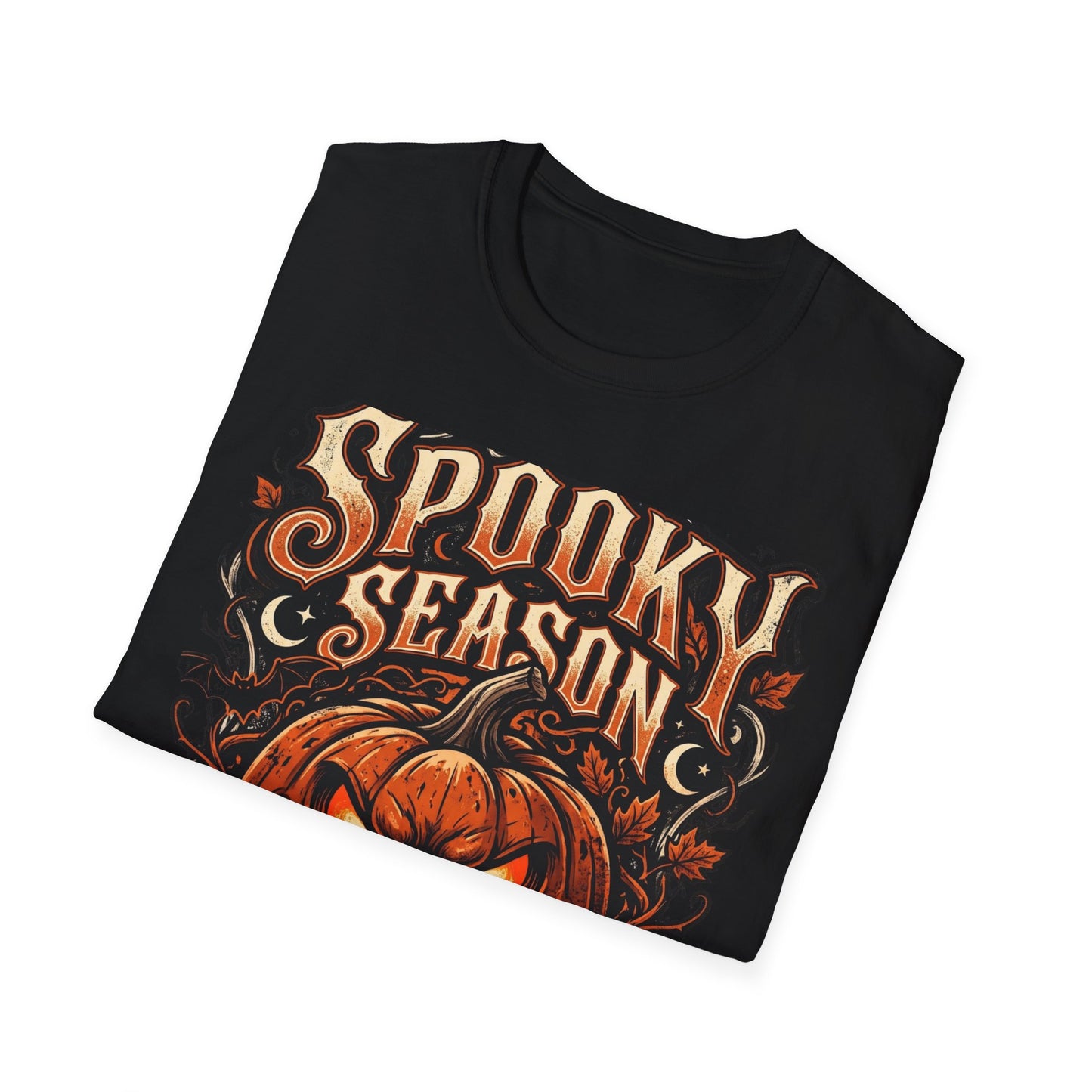 Spooky Season T-Shirt — Vintage Jack-O'-Lantern Halloween Tee