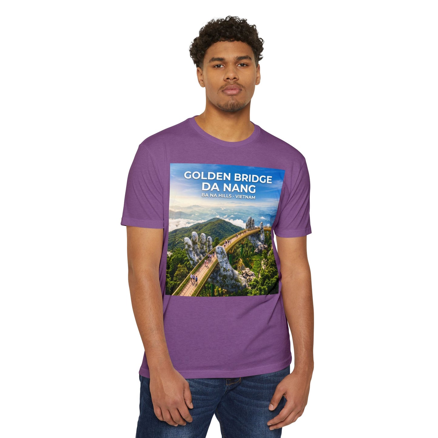 Golden Bridge Da Nang T-Shirt — Vietnam Travel Souvenir Tee