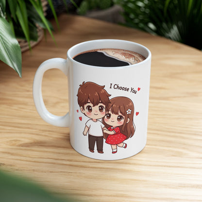 Cute Couple Love Ceramic Mug