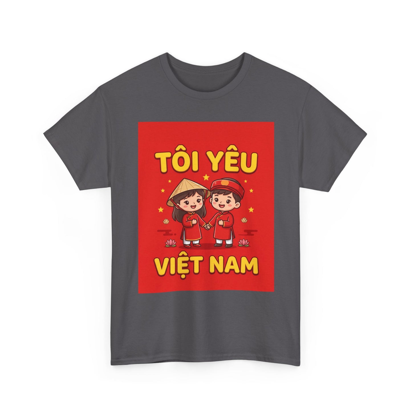 T-Shirt - "Tôi Yêu Việt Nam" Cute Couple Vietnam Pride Tee