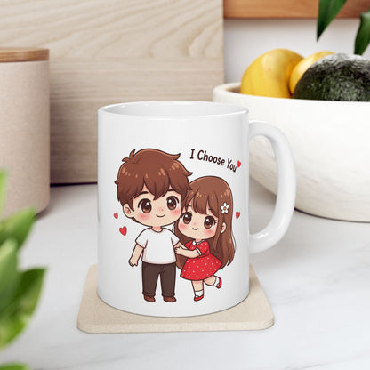 Cute Couple Love Ceramic Mug