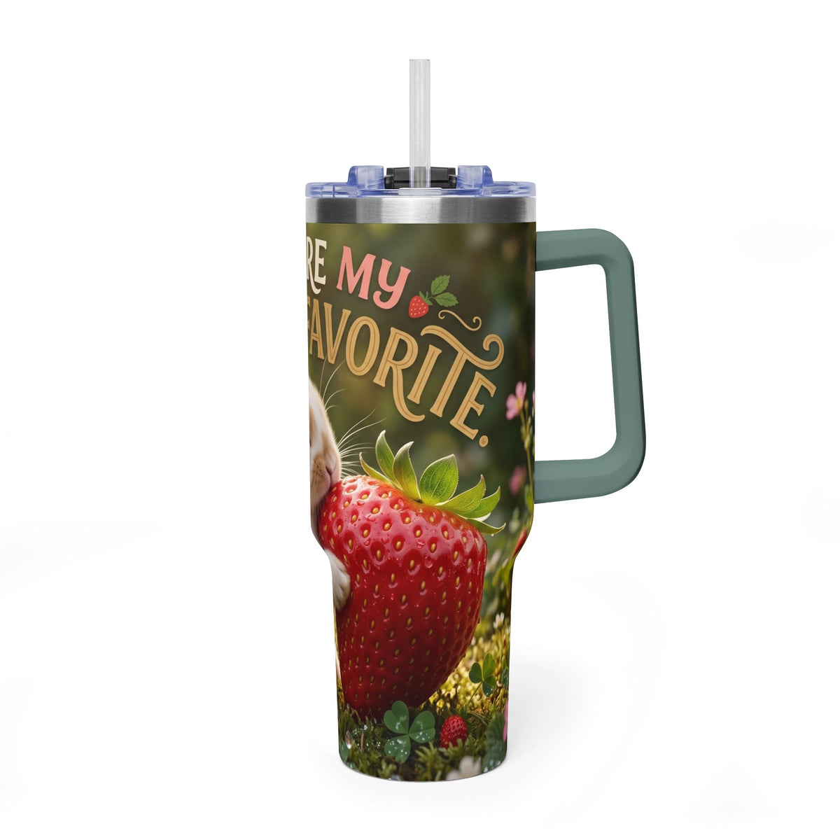 You Are My Berry Favorite Bunny 40oz Thermal Tumbler
