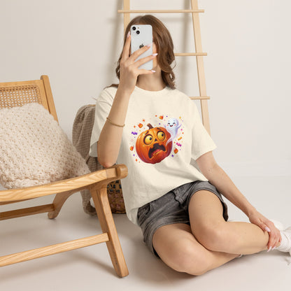 Halloween Pumpkin & Friendly Ghost T-Shirt