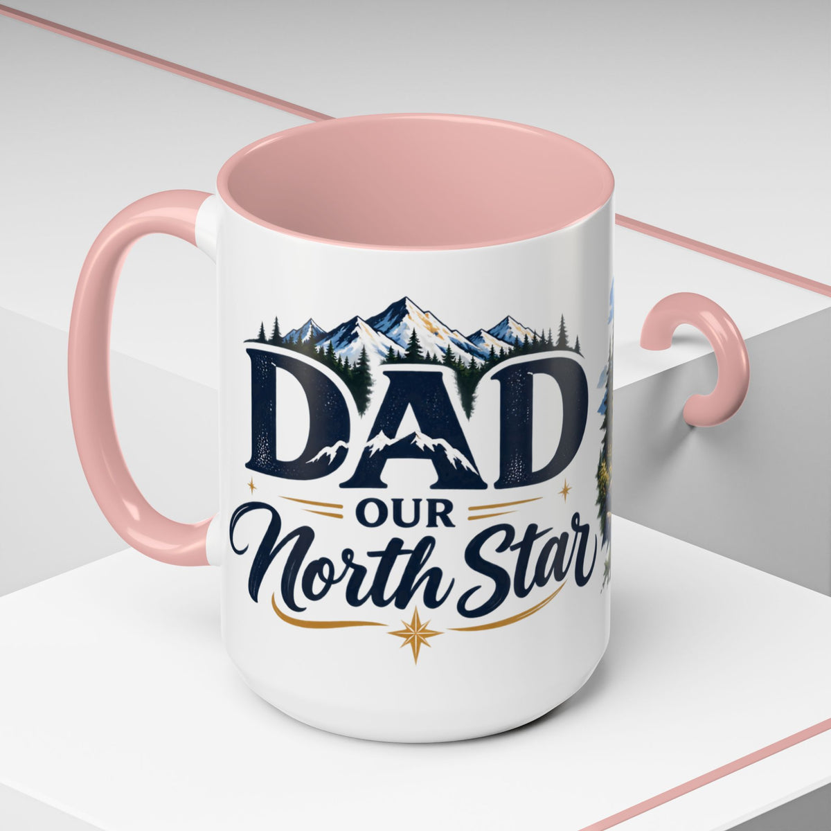 Adventure Compass Mountain Coffee Mug