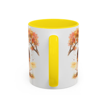 Autumn Couple Under Tree Coffee Mug