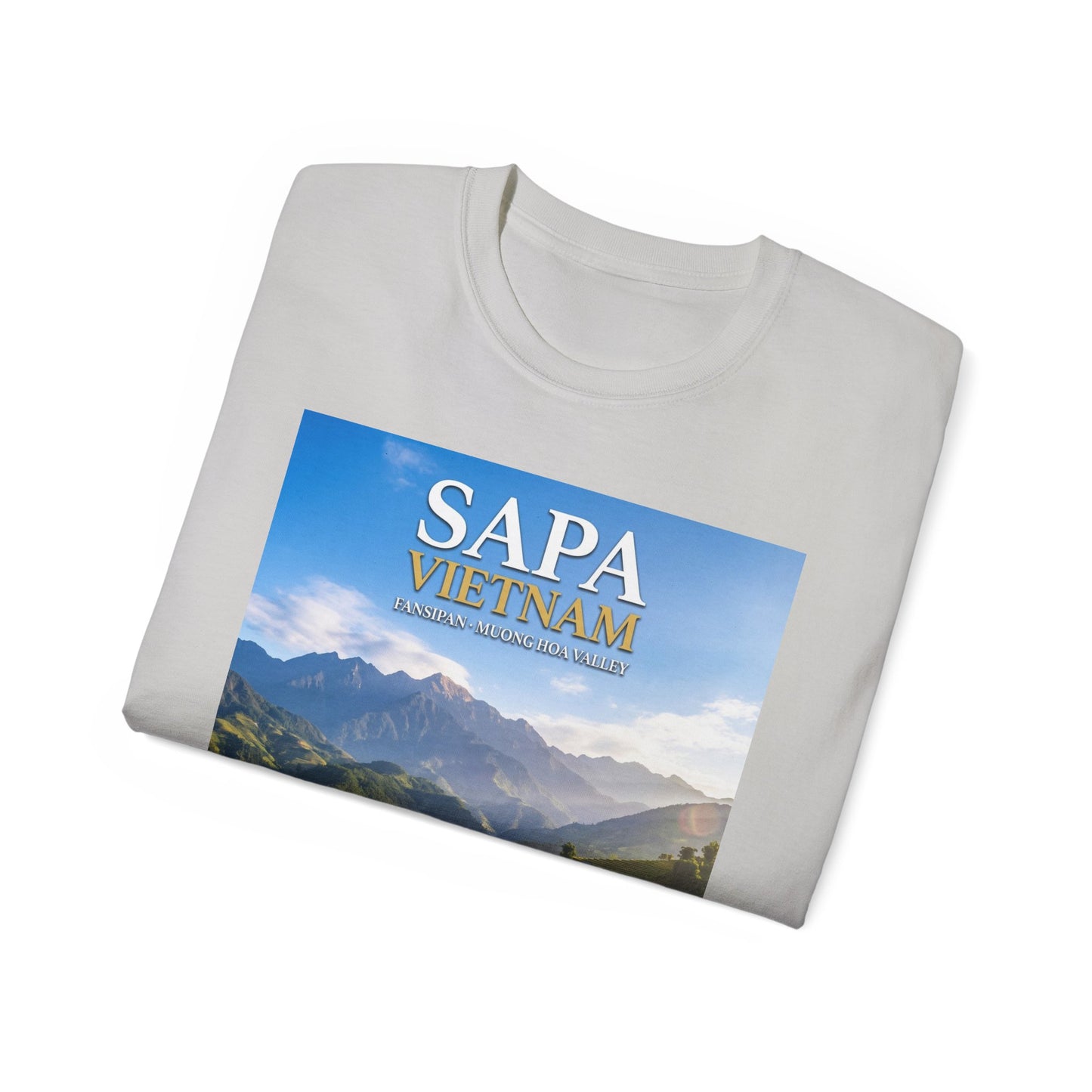 Sapa Vietnam Scenic Tee — Terraced Rice Field Travel T‑Shirt