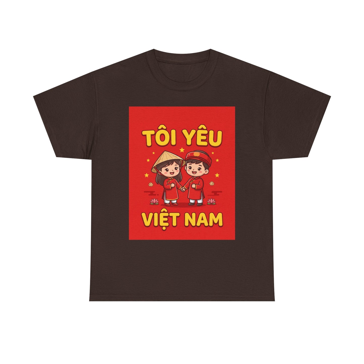 T-Shirt - "Tôi Yêu Việt Nam" Cute Couple Vietnam Pride Tee
