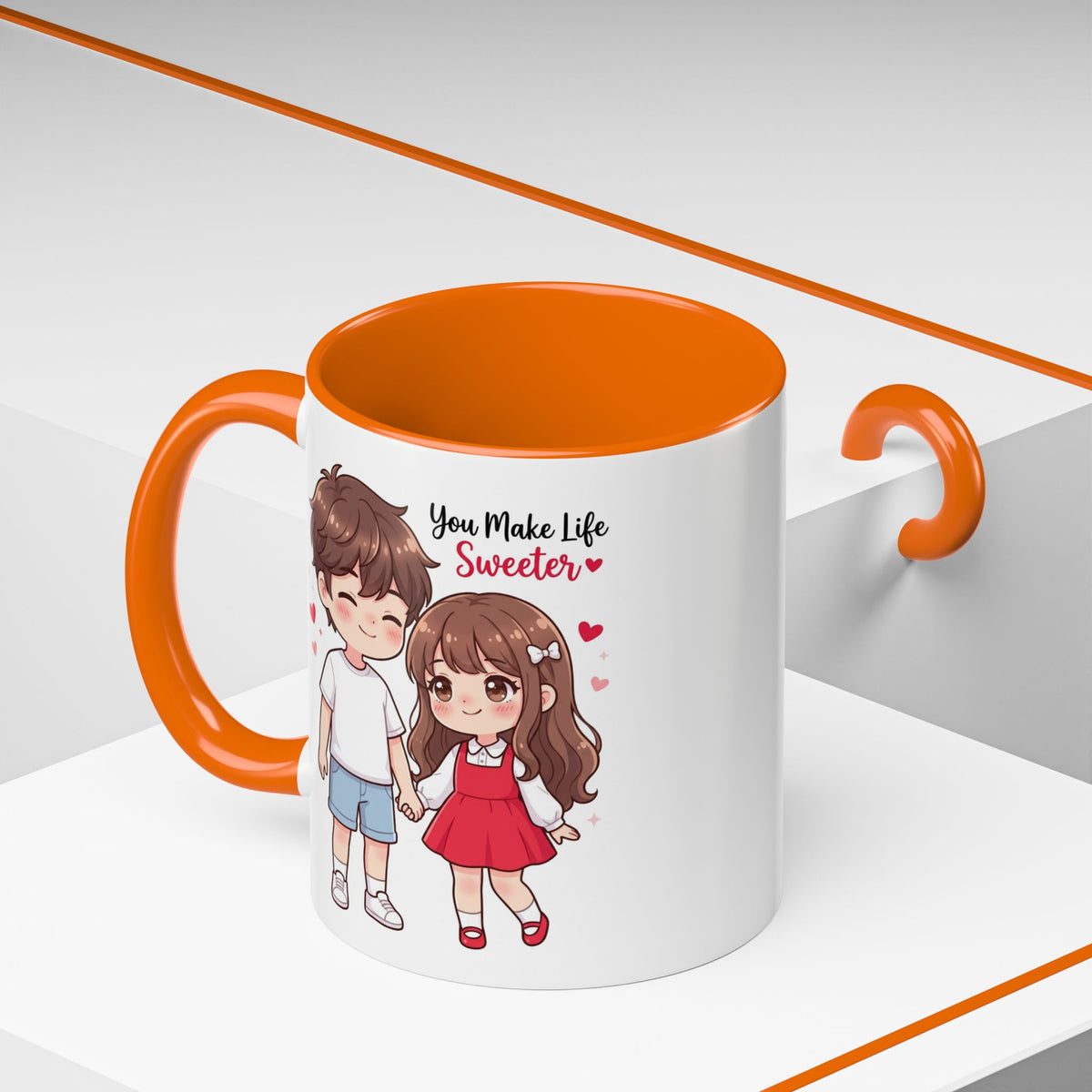 You Make Life Sweeter Couple Coffee Mug