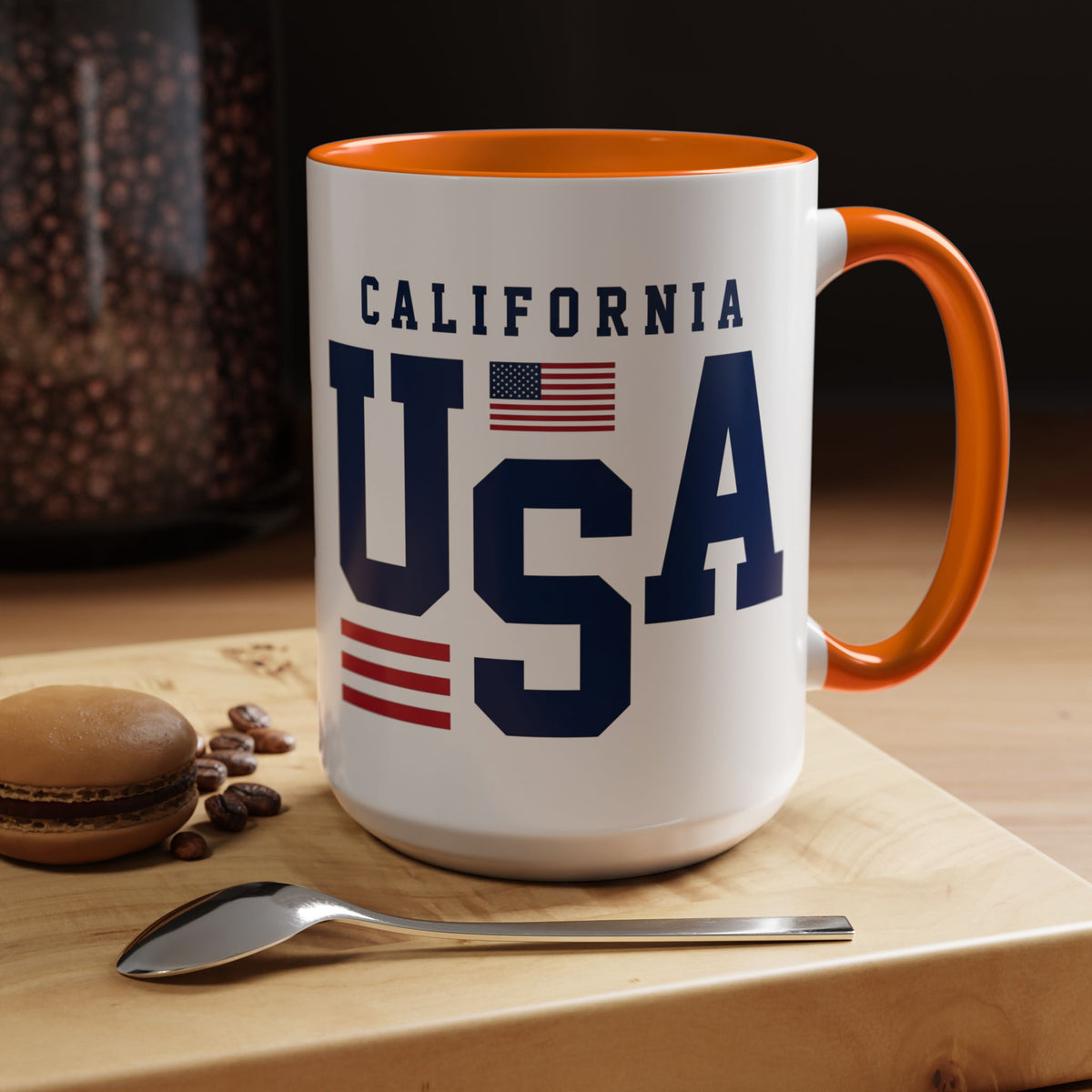 USA California Coffee Mug — Patriotic Accent 11/15oz