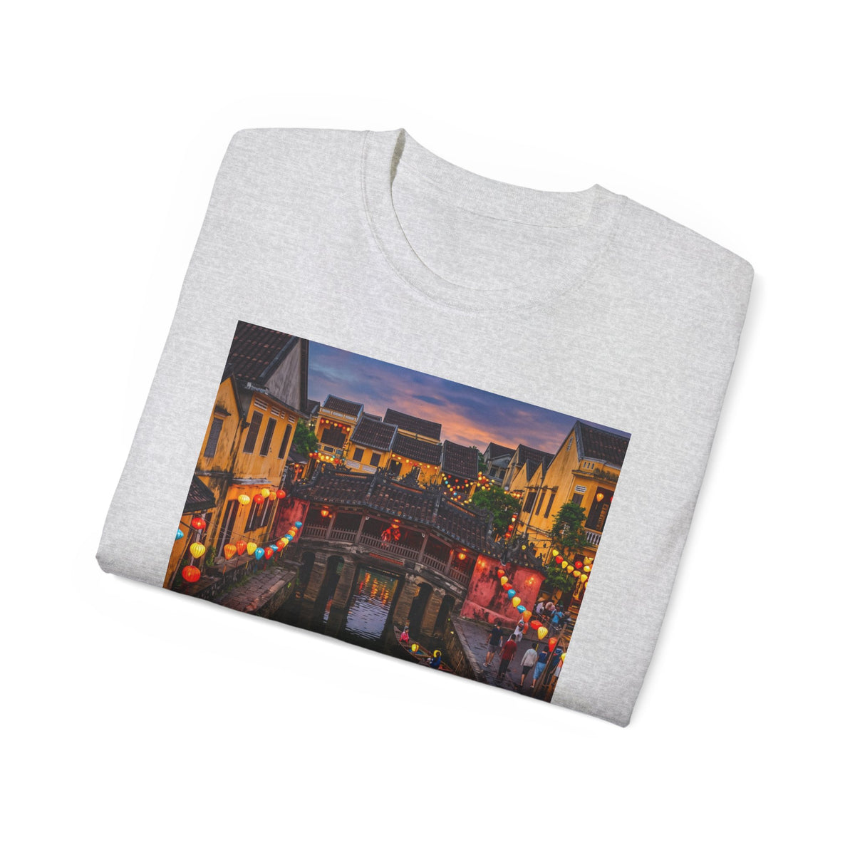 Hoi An Vietnam Travel T-Shirt — Ancient Town Night Scene Tee