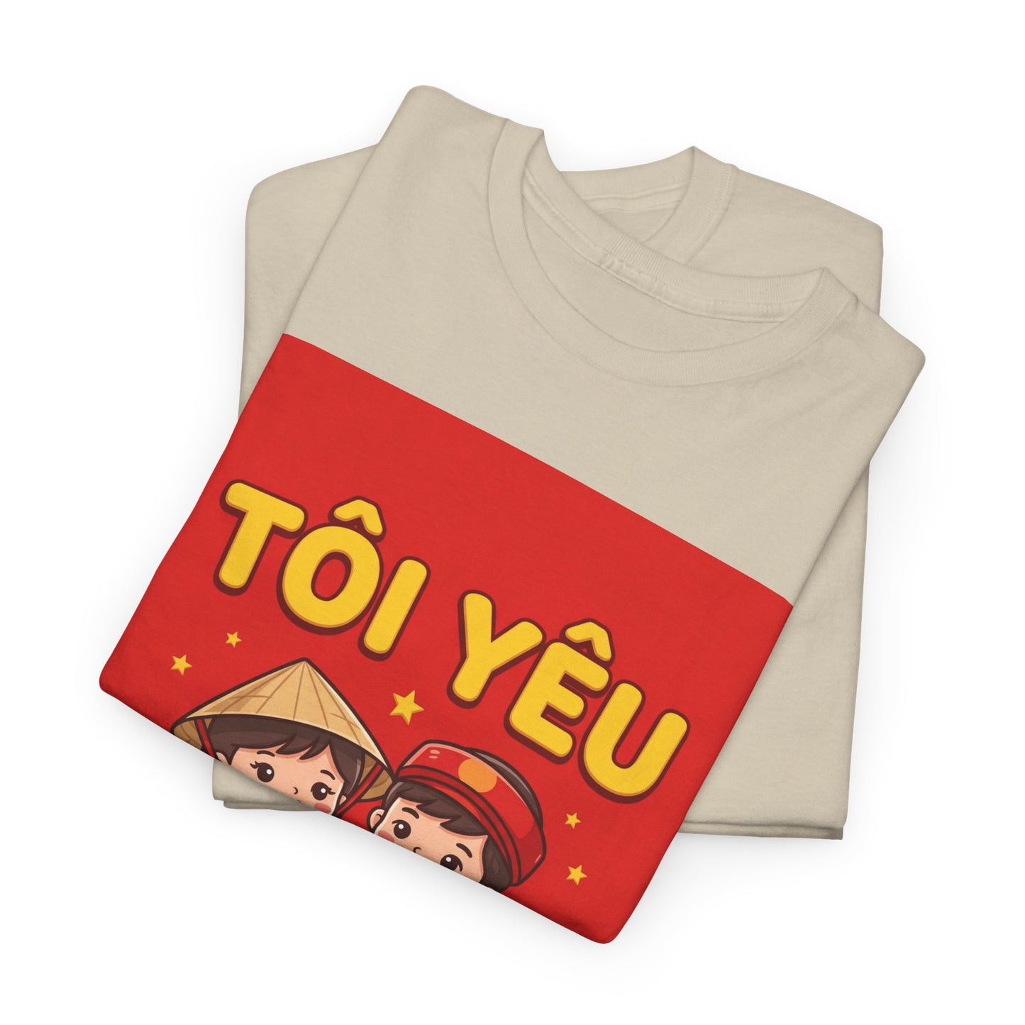 T-Shirt - "Tôi Yêu Việt Nam" Cute Couple Vietnam Pride Tee