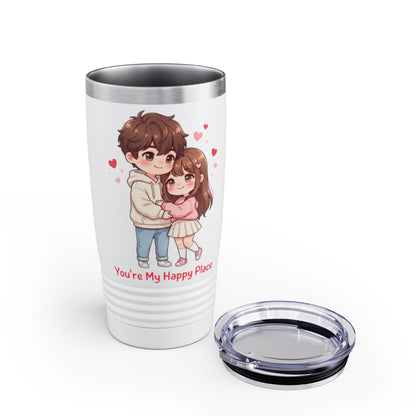 You're My Happy Place Couple 20oz Tumbler