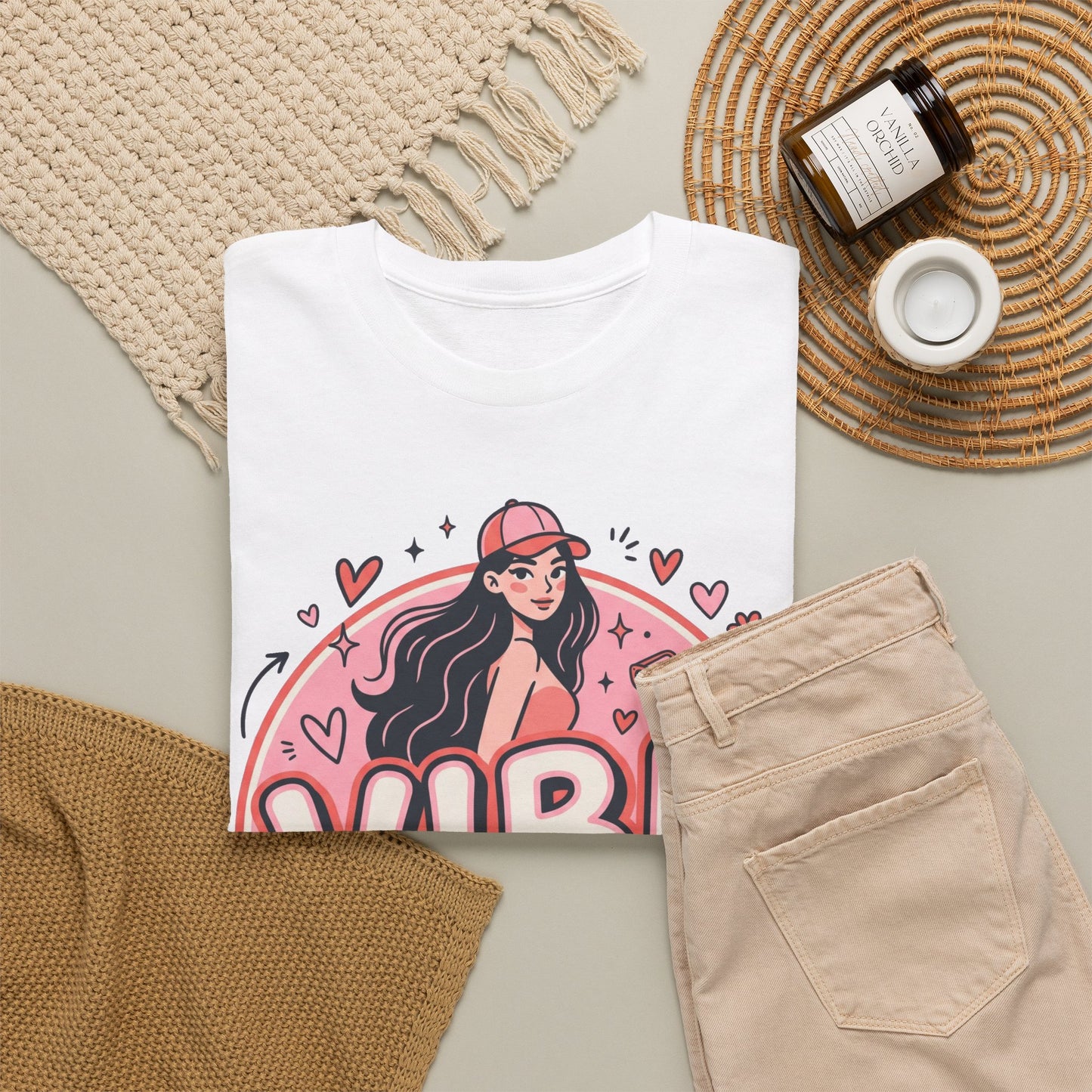 Vibe Girl Graphic Tee — “VIBE: Do What Feels Right” Cute Pink Streetwear T‑Shirt