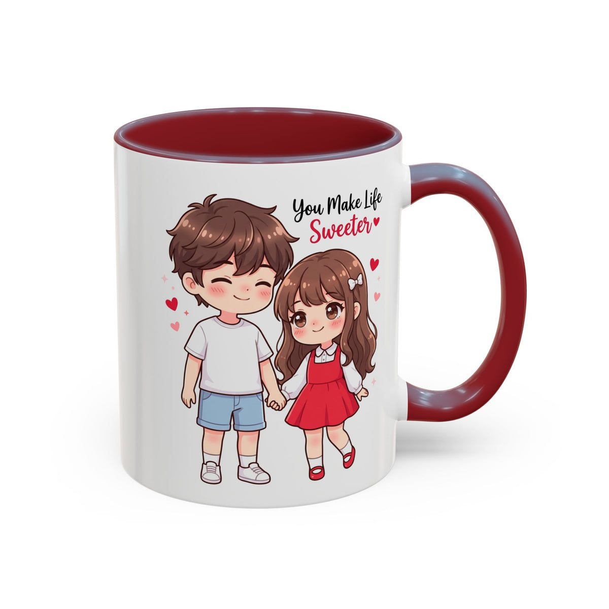 You Make Life Sweeter Couple Coffee Mug