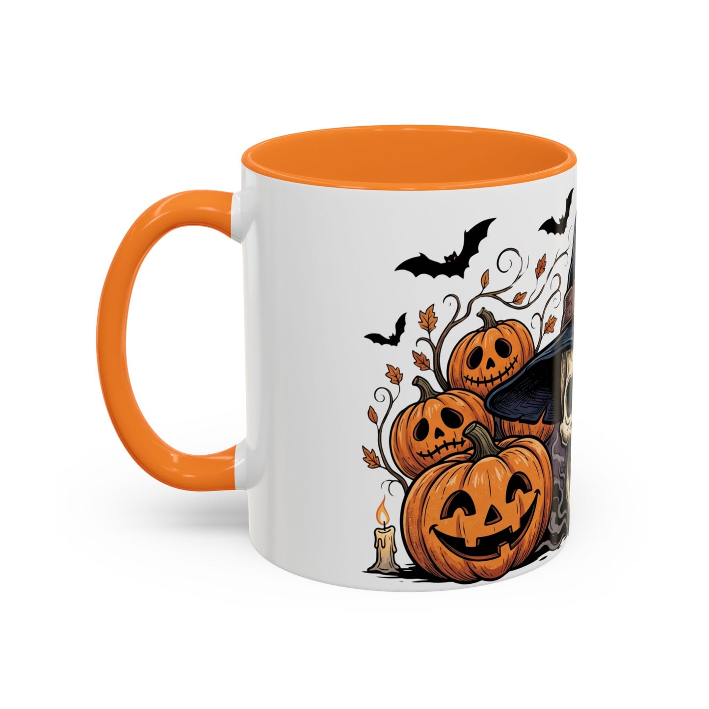 Halloween Skull & Jack-o'-Lantern Mug (11oz/15oz)