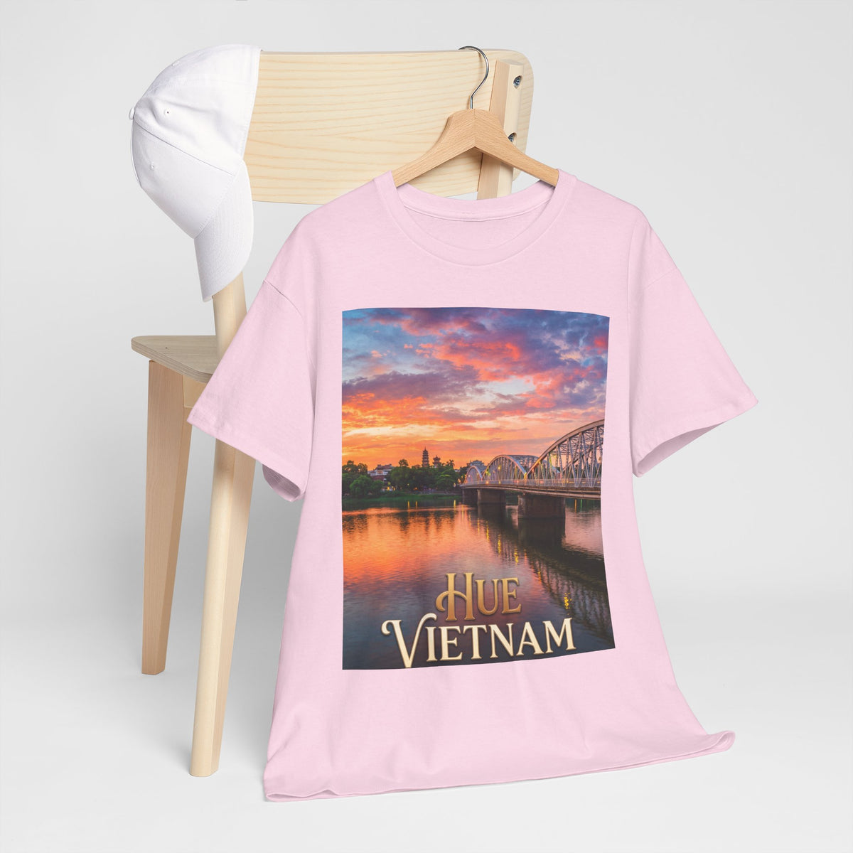 Hue Vietnam Sunset T-Shirt - Scenic Travel Souvenir Tee