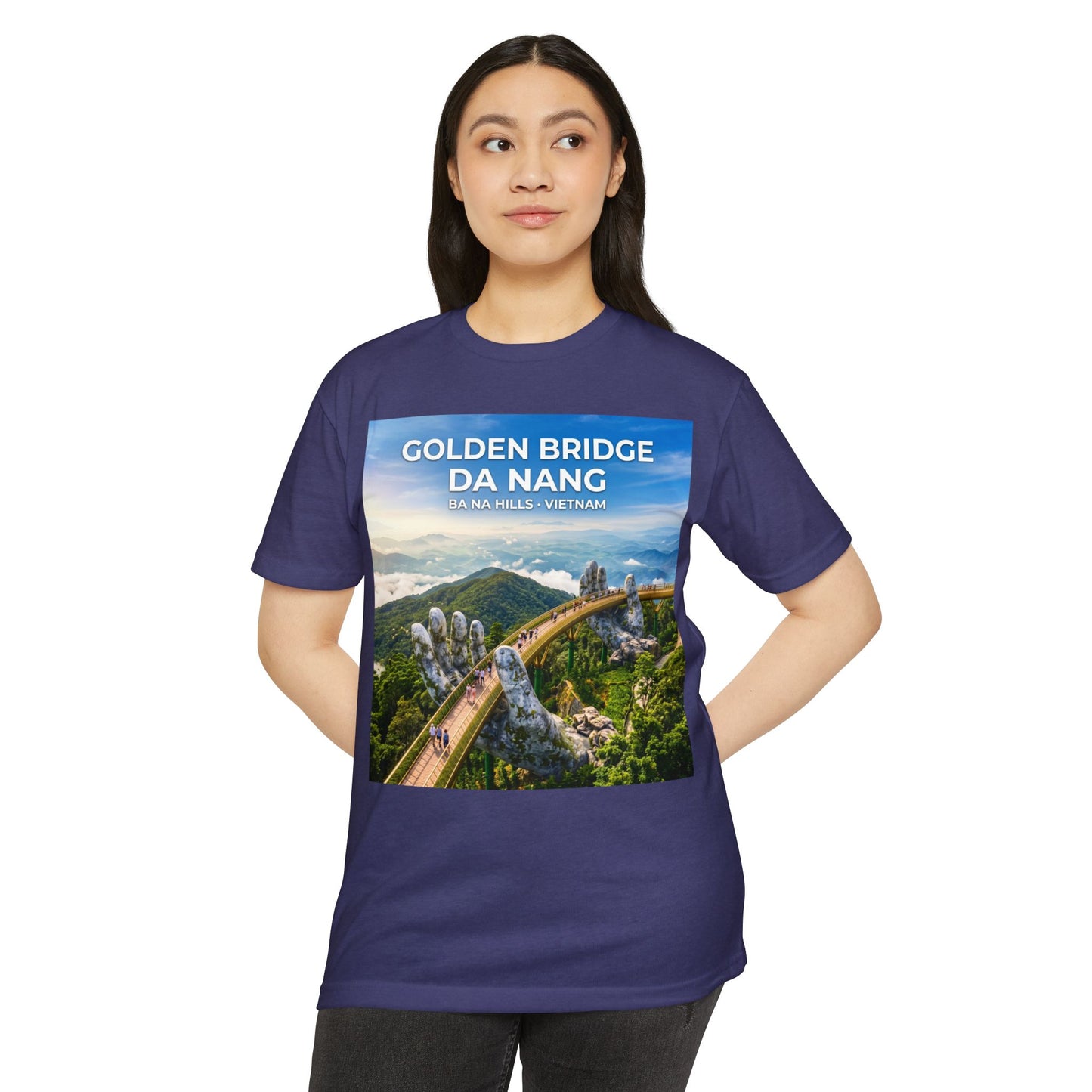 Golden Bridge Da Nang T-Shirt — Vietnam Travel Souvenir Tee