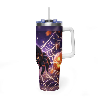 40oz Spider Web Moon Tumbler