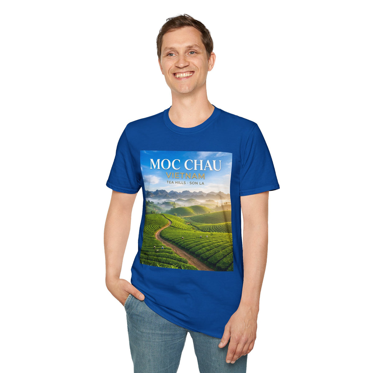 Moc Chau Vietnam Tee – Tea Hills of Son La Scenic Travel T-Shirt