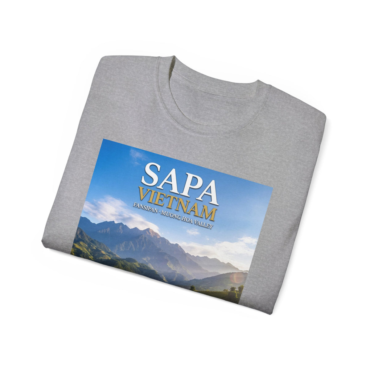 Sapa Vietnam Scenic Tee — Terraced Rice Field Travel T‑Shirt