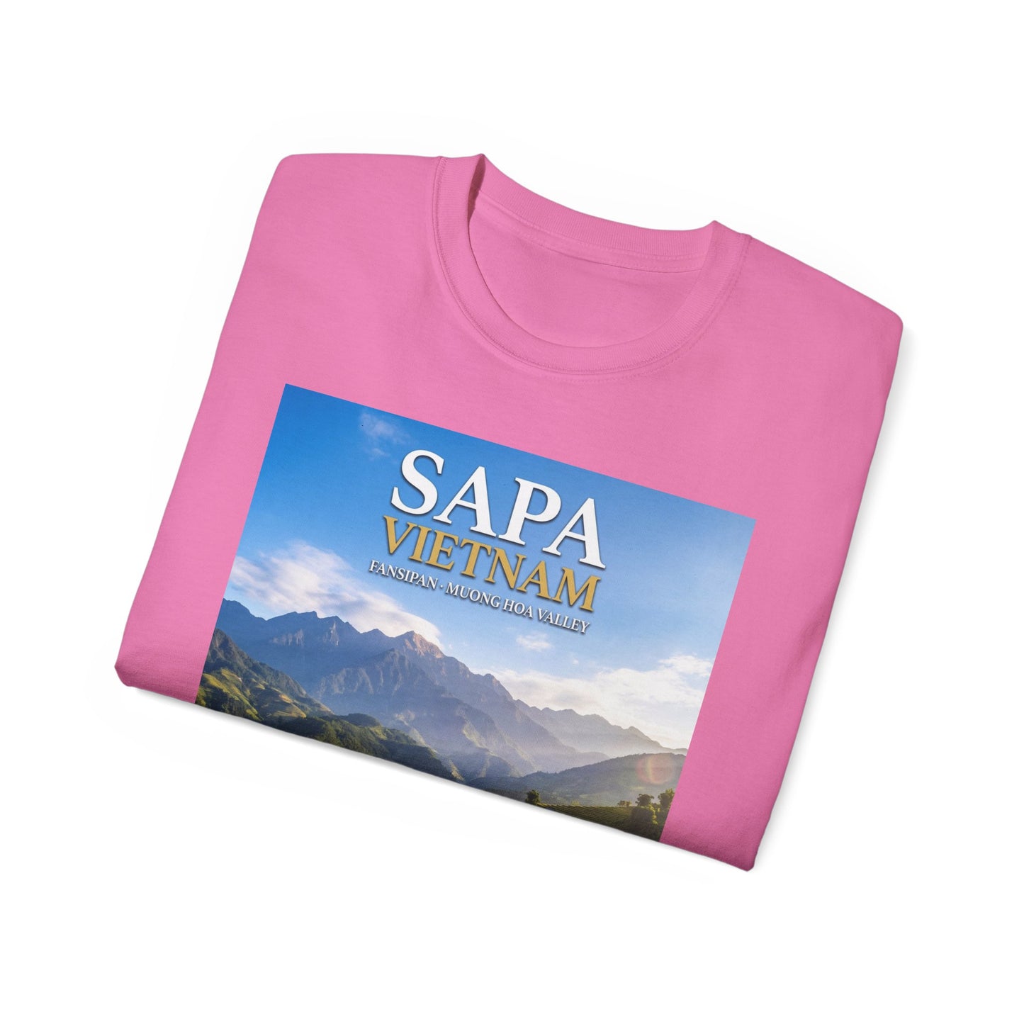 Sapa Vietnam Scenic Tee — Terraced Rice Field Travel T‑Shirt