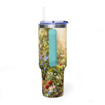 Little Paws Big Love Red Panda 40oz Vacuum Thermal Tumbler