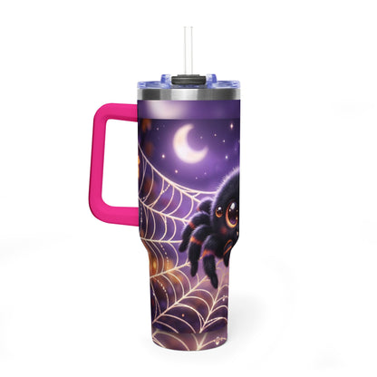 40oz Spider Web Moon Tumbler