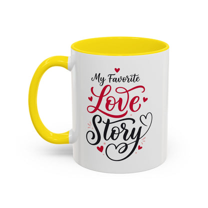 My Favorite Love Story Romantic Coffee Mug