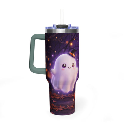 Cute Halloween Ghost 40oz Vacuum Thermal Tumbler