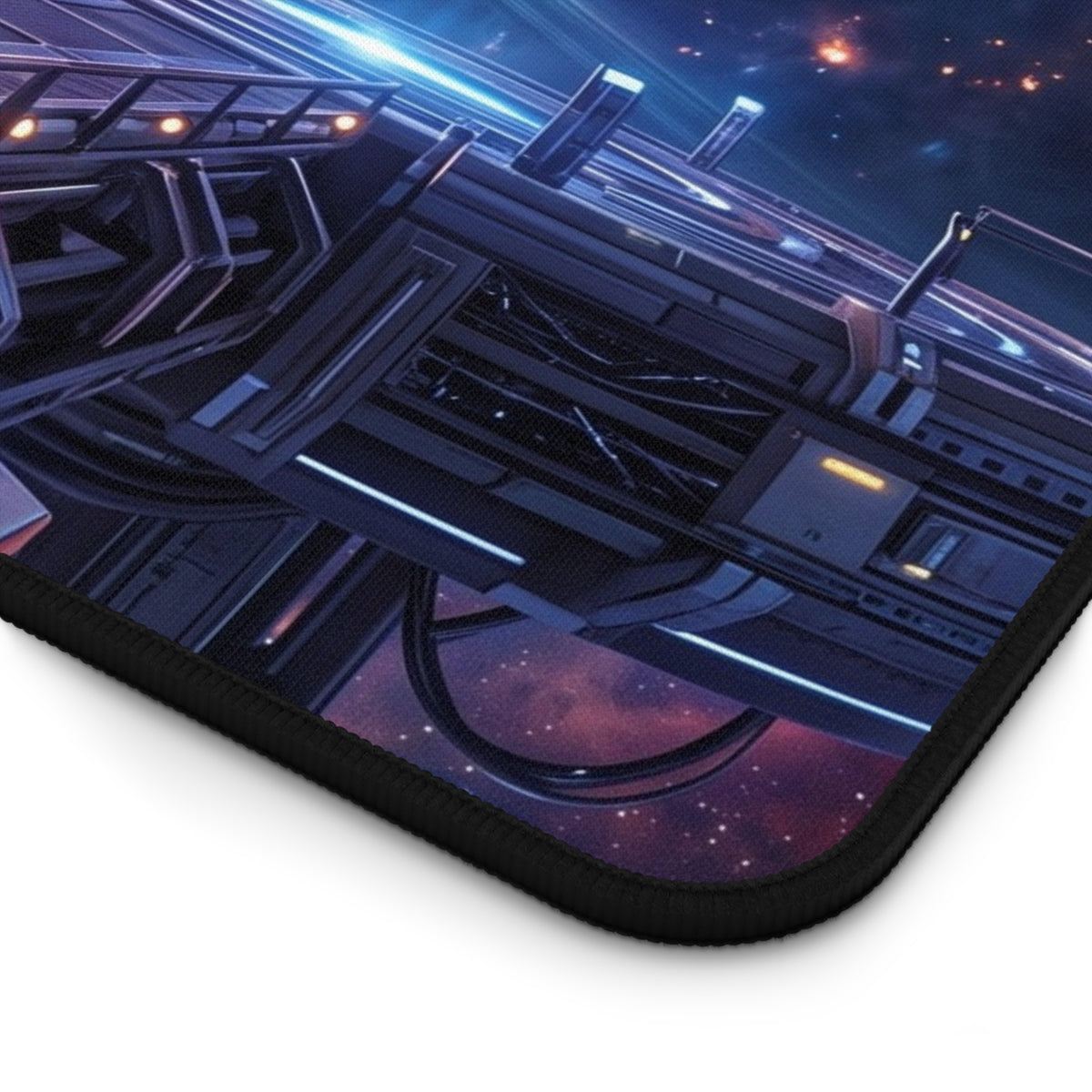 Space Explorer Desk Mat — Astronaut Galaxy Mouse Pad