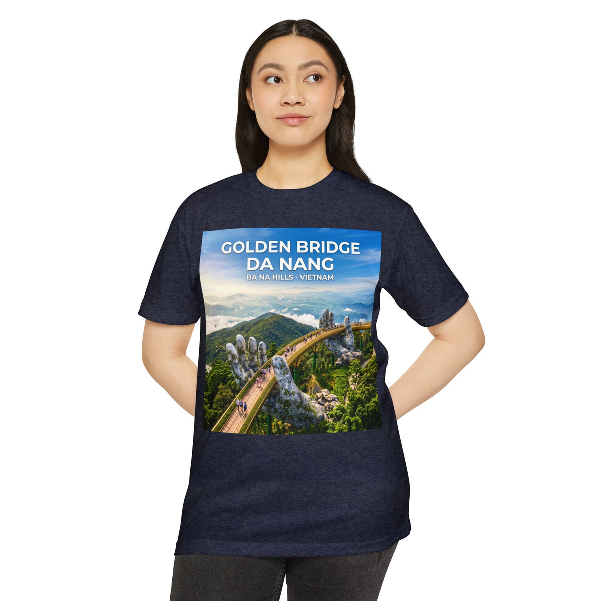 Golden Bridge Da Nang T-Shirt — Vietnam Travel Souvenir Tee