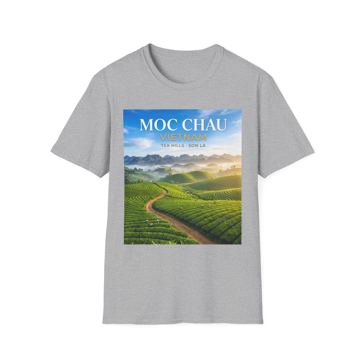 Moc Chau Vietnam Tee – Tea Hills of Son La Scenic Travel T-Shirt
