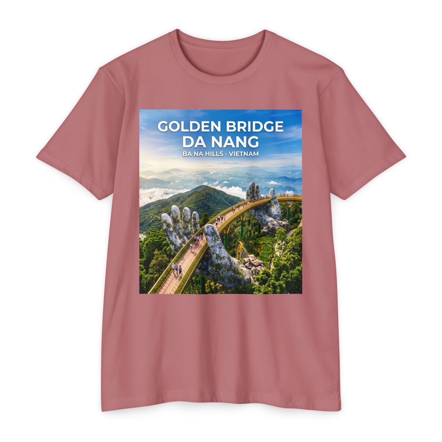 Golden Bridge Da Nang T-Shirt — Vietnam Travel Souvenir Tee