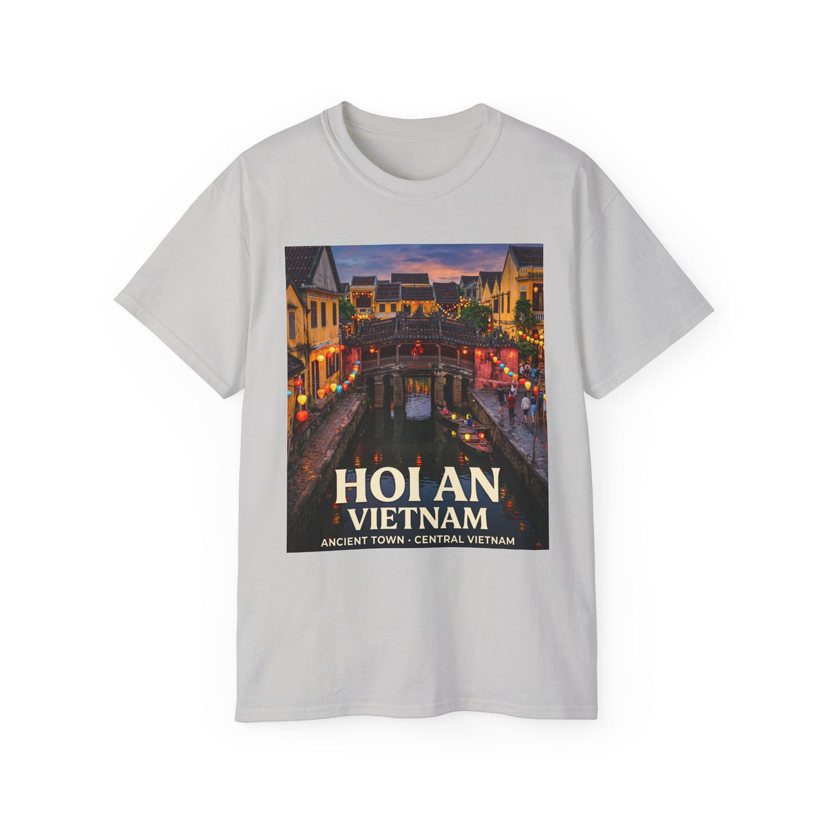 Hoi An Vietnam Travel T-Shirt — Ancient Town Night Scene Tee