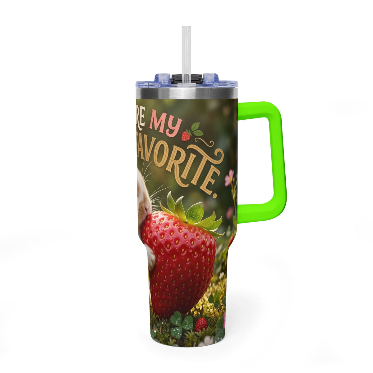 You Are My Berry Favorite Bunny 40oz Thermal Tumbler