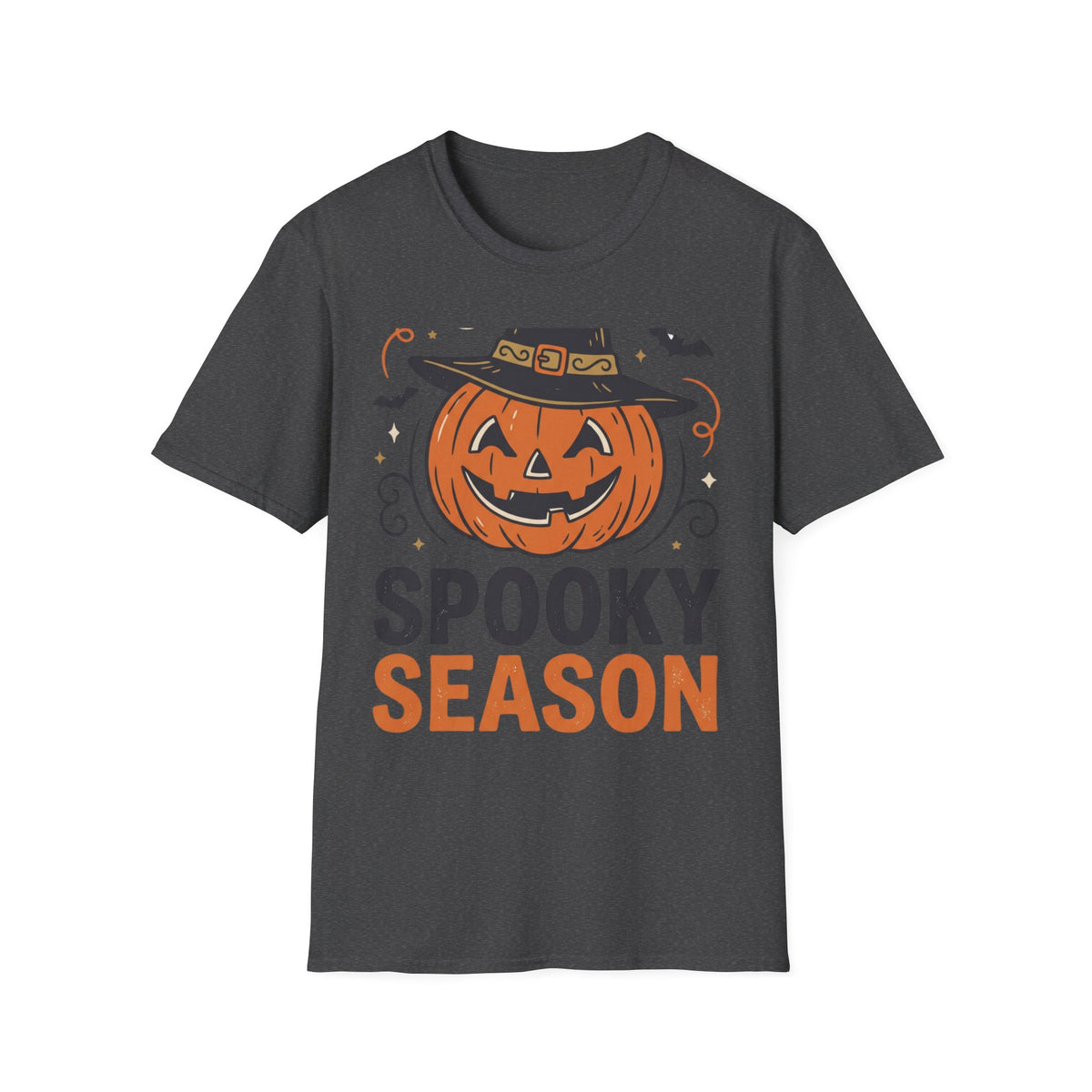 Spooky Season Pumpkin Tee — Jack-O'-Lantern Graphic Halloween T-Shirt