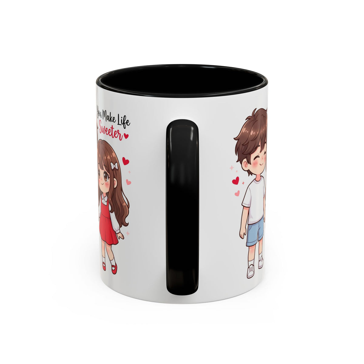 You Make Life Sweeter Couple Coffee Mug