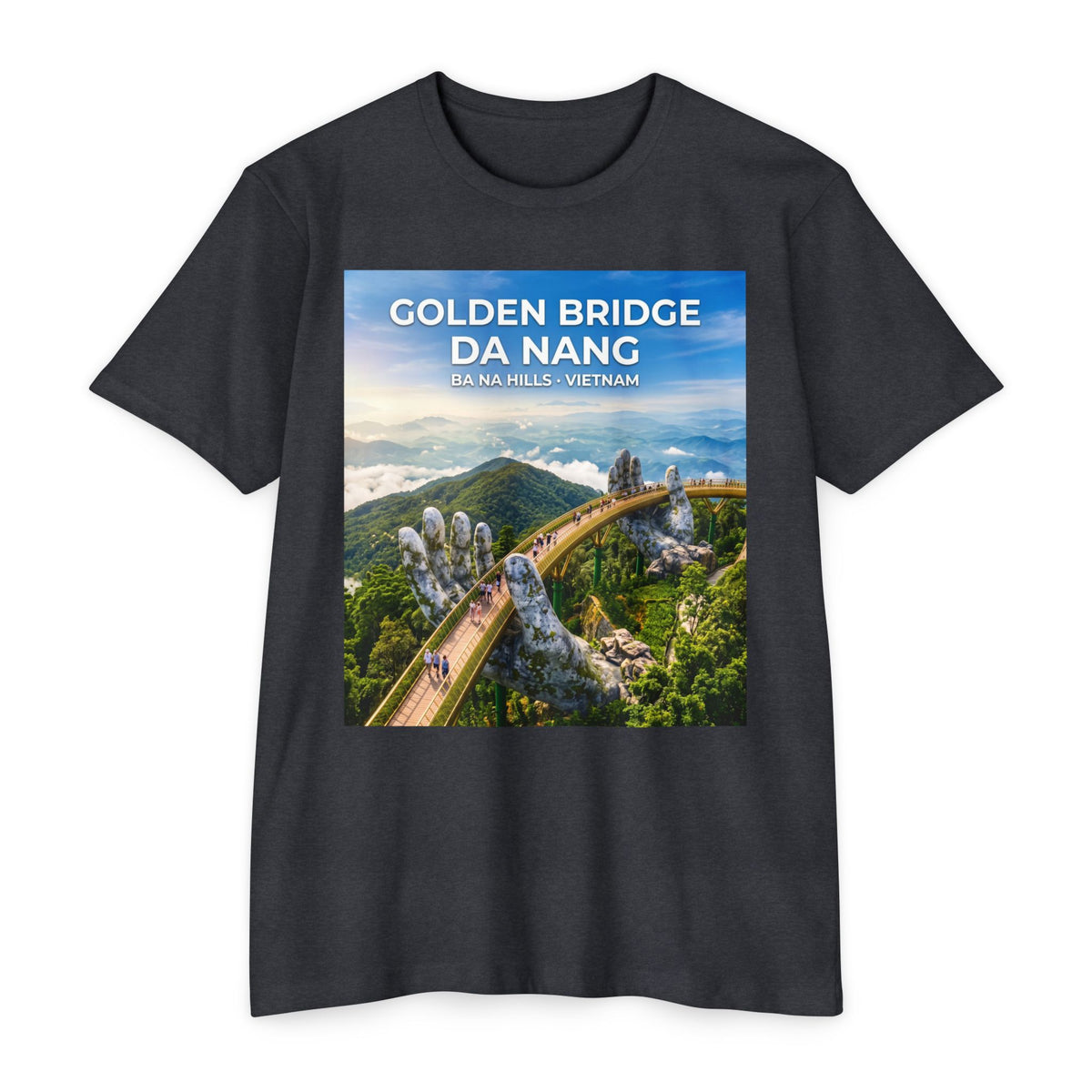 Golden Bridge Da Nang T-Shirt — Vietnam Travel Souvenir Tee