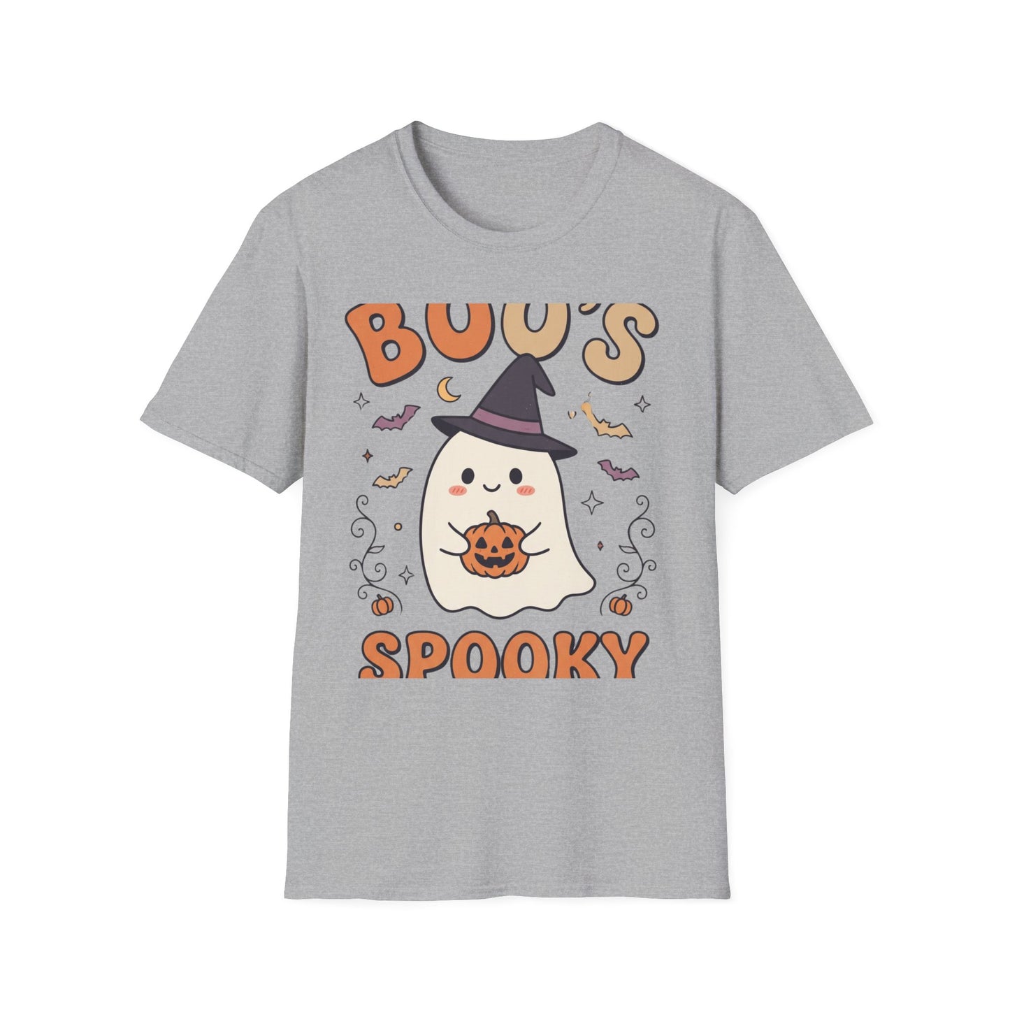 Halloween Ghost T-Shirt — "Boo's Spooky" Cute Witch Ghost Graphic
