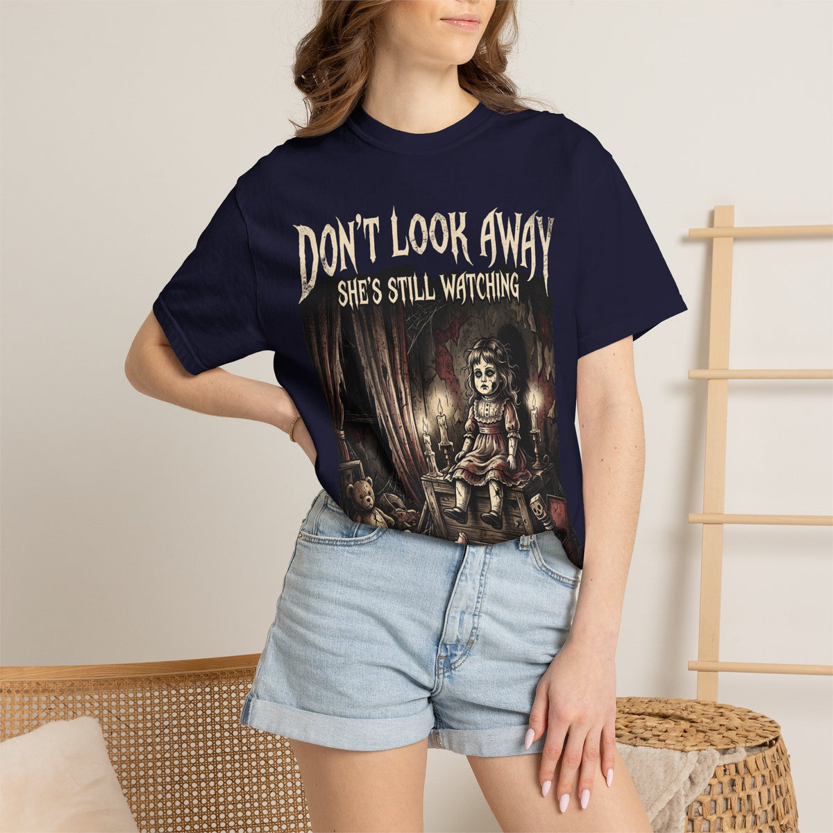 Don't Look Away "She's Still Watching" T-Shirt
