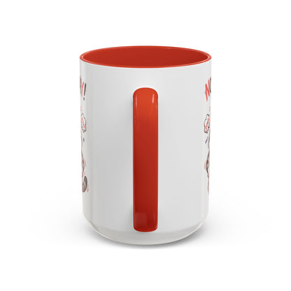 Funny Cat Mug - "Not Today! I'm Done" Accent Coffee Mug (11/15oz)