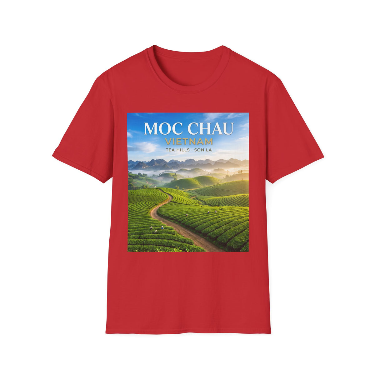 Moc Chau Vietnam Tee – Tea Hills of Son La Scenic Travel T-Shirt