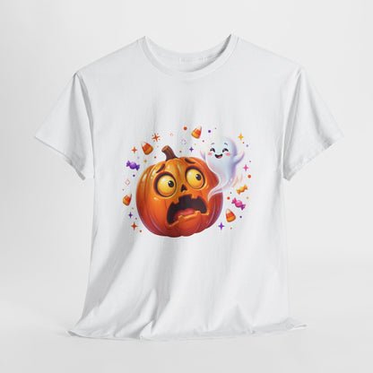 Halloween Pumpkin & Friendly Ghost T-Shirt